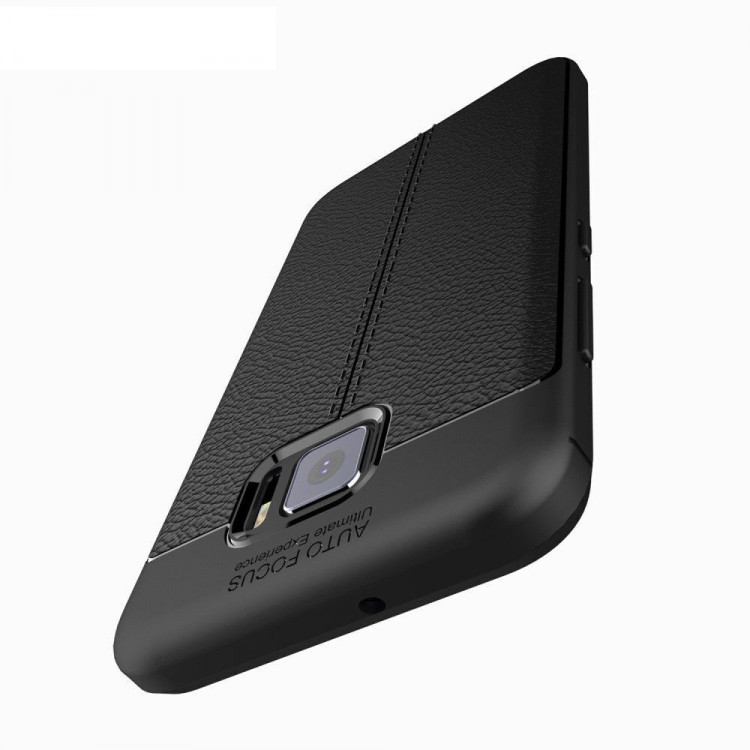 Чехол-накладка Litchi Grain для Asus Zenfone 4V V520KL (черный)