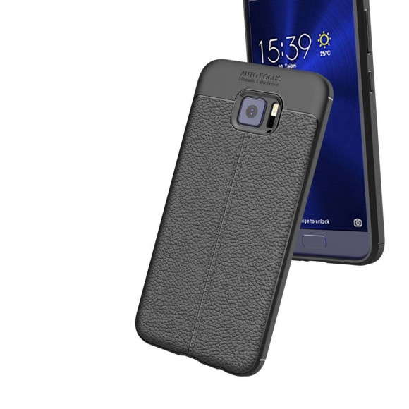 Чехол-накладка Litchi Grain для Asus Zenfone 4V V520KL (черный)