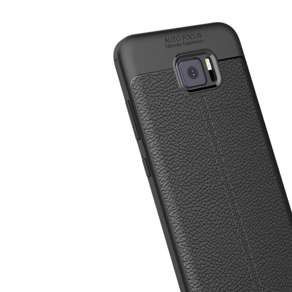 Чехол-накладка Litchi Grain для Asus Zenfone 4V V520KL (черный)