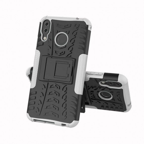 Чехол Hybrid Armor для Asus ZenFone 5 ZE620KL / 5z ZS620KL (черный + белый)