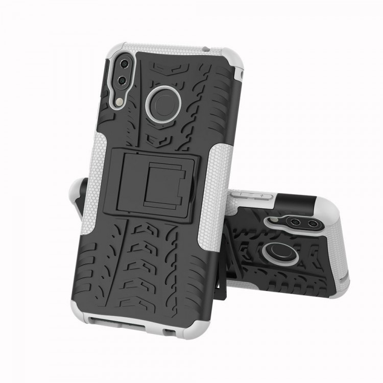 Чехол Hybrid Armor для Asus ZenFone 5 ZE620KL / 5z ZS620KL (черный + белый)