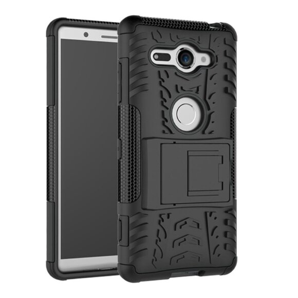 Чехол Hybrid Armor для Sony Xperia XZ2 Compact (черный) Чехол Hybrid Armor для Sony Xperia XZ2 Compact (черный)