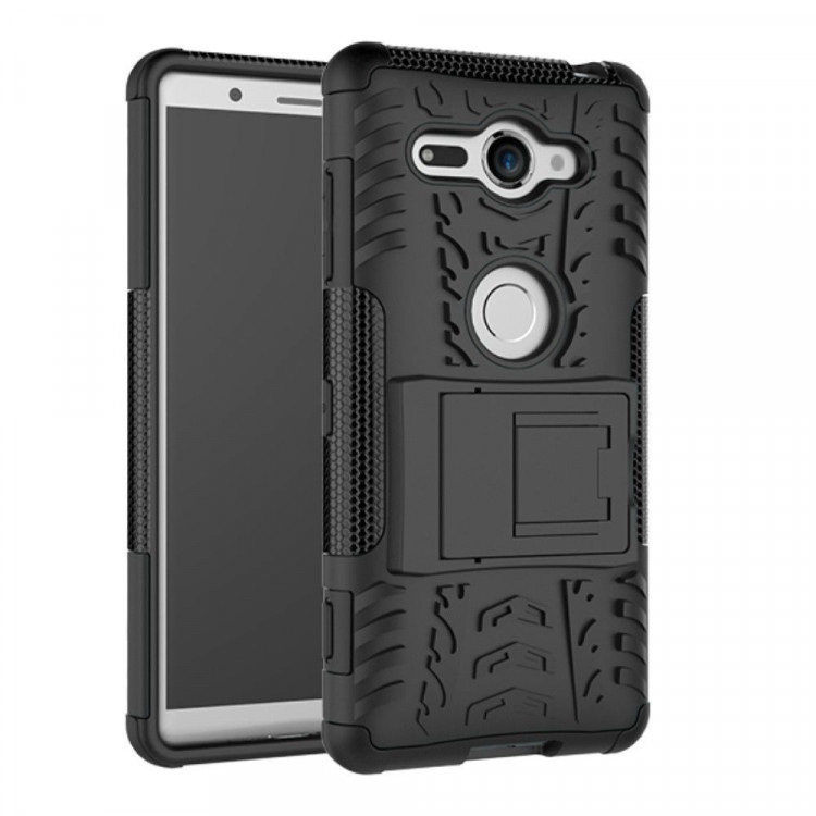 Чехол Hybrid Armor для Sony Xperia XZ2 Compact (черный)