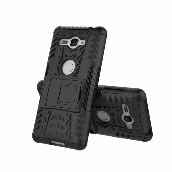 Чехол Hybrid Armor для Sony Xperia XZ2 Compact (черный) Чехол Hybrid Armor для Sony Xperia XZ2 Compact (черный)