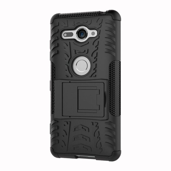 Чехол Hybrid Armor для Sony Xperia XZ2 Compact (черный) Чехол Hybrid Armor для Sony Xperia XZ2 Compact (черный)