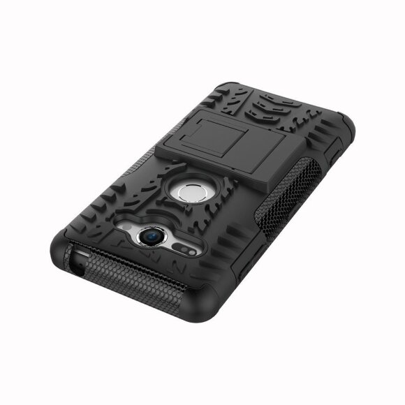 Чехол Hybrid Armor для Sony Xperia XZ2 Compact (черный) Чехол Hybrid Armor для Sony Xperia XZ2 Compact (черный)
