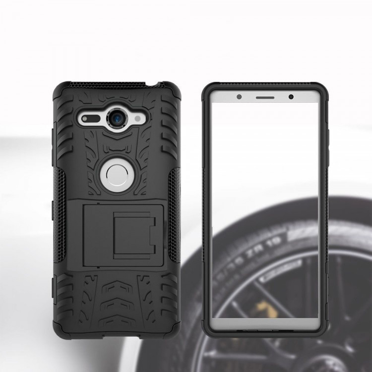 Чехол Hybrid Armor для Sony Xperia XZ2 Compact (черный)