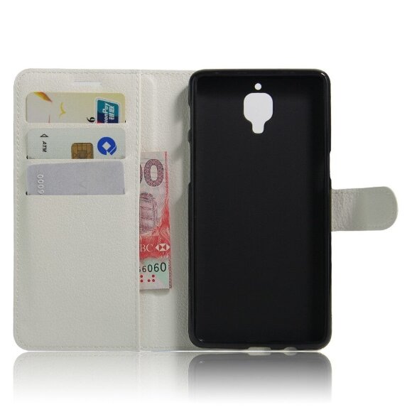 Чехол с визитницей для OnePlus 3 / OnePlus 3T (белый)