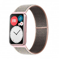 Нейлоновый ремешок для Huawei Watch Fit TIA-B09 (розовый)