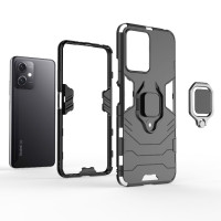 Чехол Armor Ring Holder для Xiaomi Redmi Note 12, POCO X5 5G (черный)