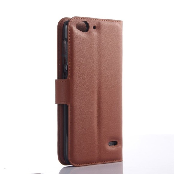 Чехол с визитницей для ZTE Blade S6 (коричневый)