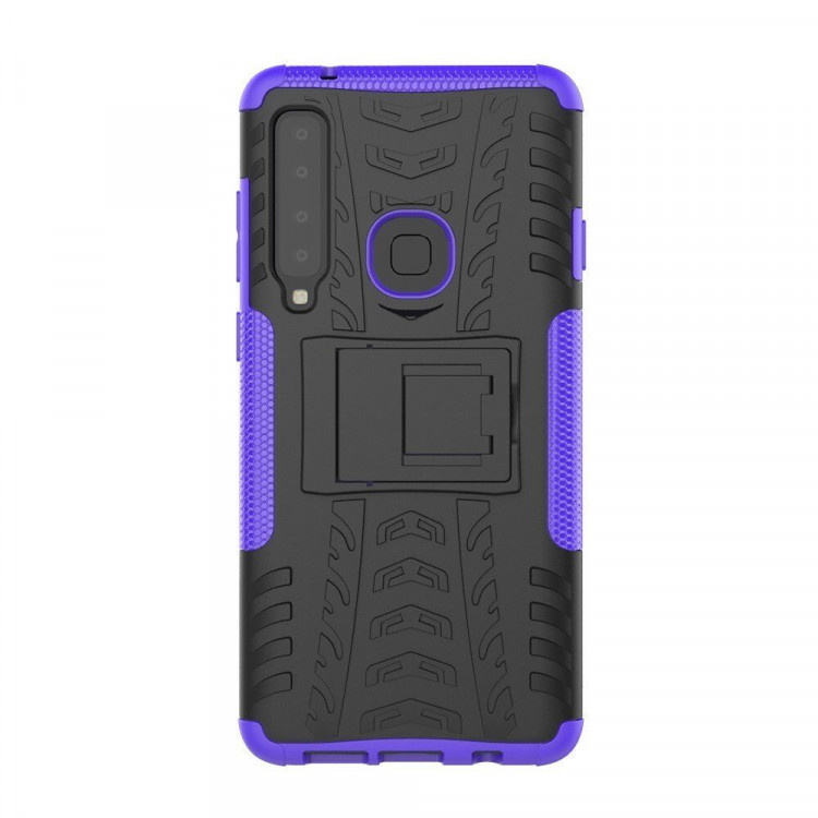 Чехол Hybrid Armor для Samsung Galaxy A9 (2018) (черный + фиолетовый)
