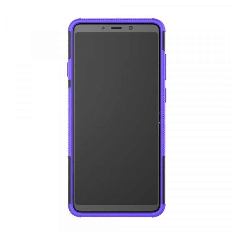 Чехол Hybrid Armor для Samsung Galaxy A9 (2018) (черный + фиолетовый)