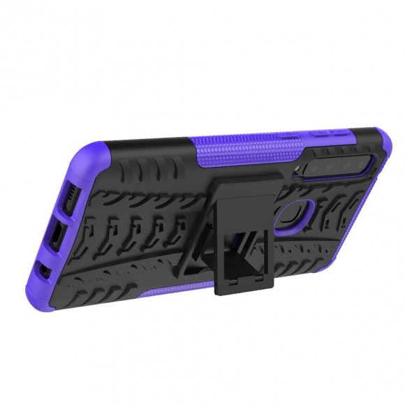 Чехол Hybrid Armor для Samsung Galaxy A9 (2018) (черный + фиолетовый) Чехол Hybrid Armor для Samsung Galaxy A9 (2018) (черный + фиолетовый)