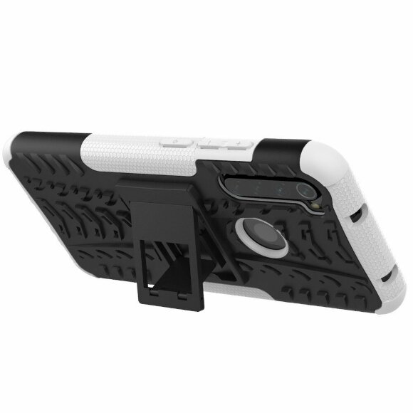 Чехол Hybrid Armor для Xiaomi Redmi Note 8 (черный + белый) Чехол Hybrid Armor для Xiaomi Redmi Note 8 (черный + белый)