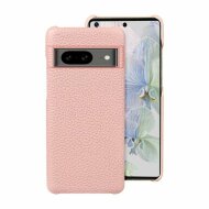 Кожаный чехол Cowhide для Google Pixel 8 (розовый) Кожаный чехол Cowhide для Google Pixel 8 (розовый)