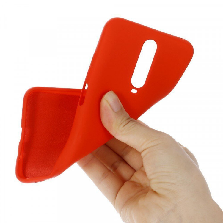 Силиконовый чехол Mobile Shell для Xiaomi Redmi K30 (красный)