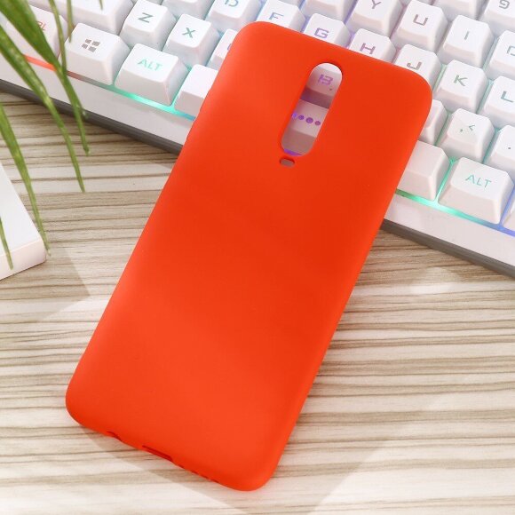 Силиконовый чехол Mobile Shell для Xiaomi Redmi K30 (красный) Силиконовый чехол Mobile Shell для Xiaomi Redmi K30 (красный)