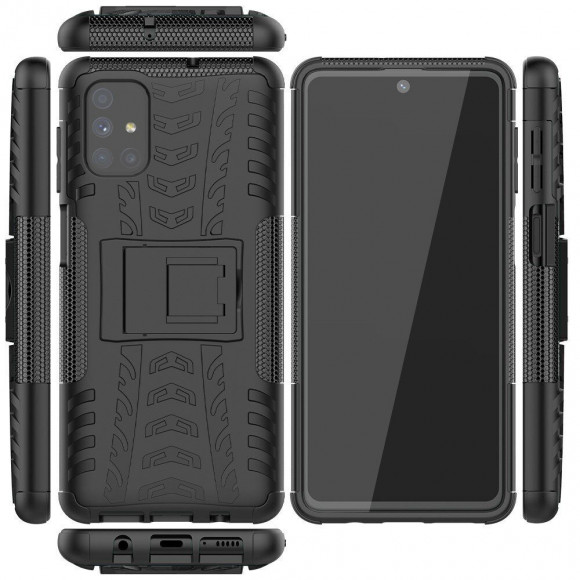 Чехол Hybrid Armor для Samsung Galaxy M51 (черный)