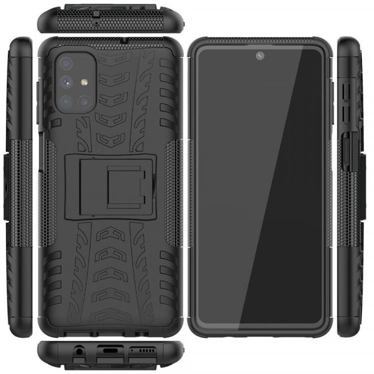 Чехол Hybrid Armor для Samsung Galaxy M51 (черный)