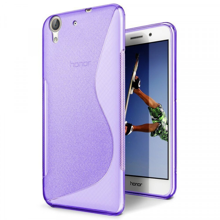 Нескользящий чехол для Huawei Y6 II (фиолетовый)