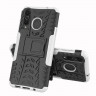 Чехол Hybrid Armor для Samsung Galaxy A8s (черный + белый)