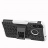 Чехол Hybrid Armor для Samsung Galaxy A8s (черный + белый)