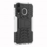 Чехол Hybrid Armor для Samsung Galaxy A8s (черный + белый)