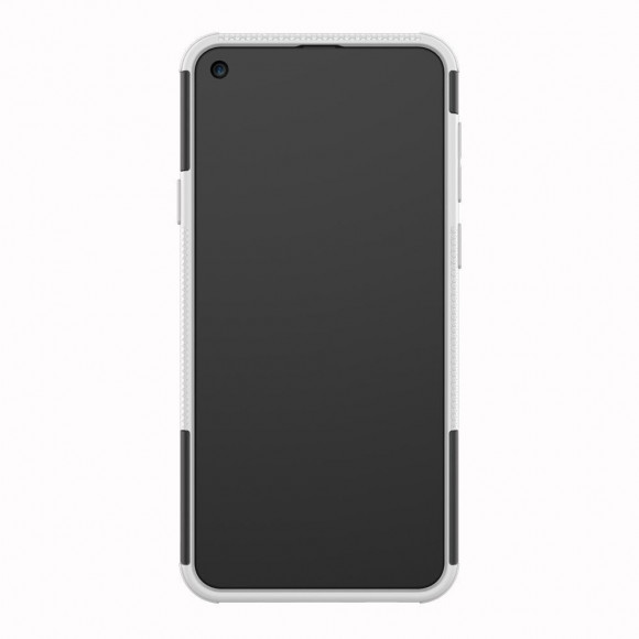 Чехол Hybrid Armor для Samsung Galaxy A8s (черный + белый)