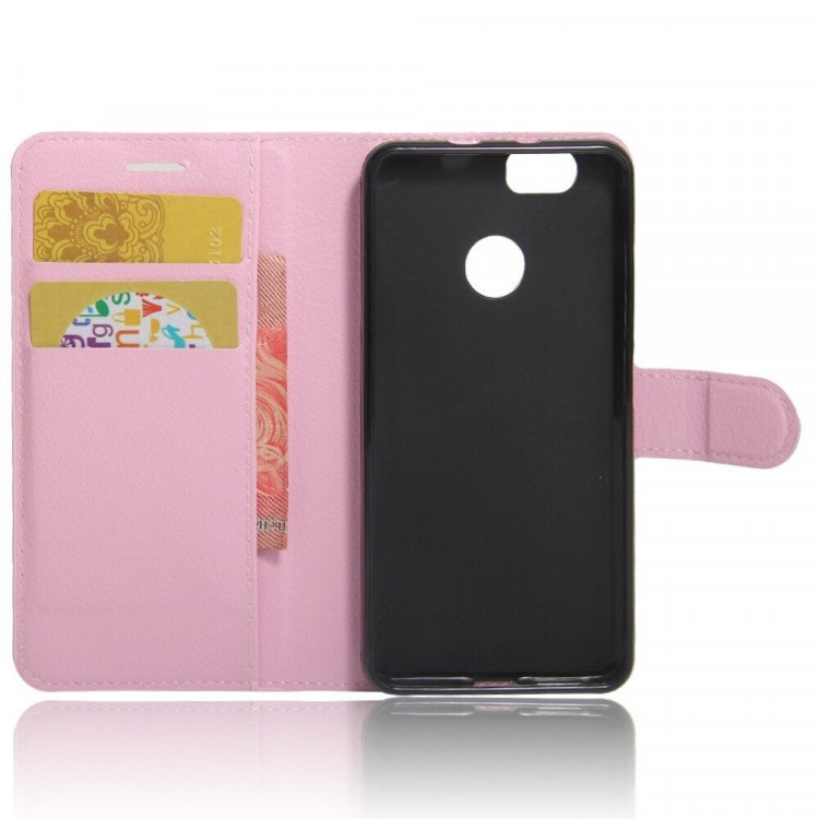 Чехол с визитницей для Huawei Nova (розовый)