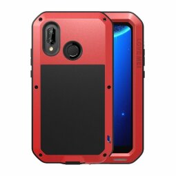 Гибридный чехол LOVE MEI для Huawei P20 Lite / nova 3e (красный)