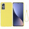 Силиконовый чехол Mobile Shell для Xiaomi 12 / Xiaomi 12X / Xiaomi 12S (желтый)