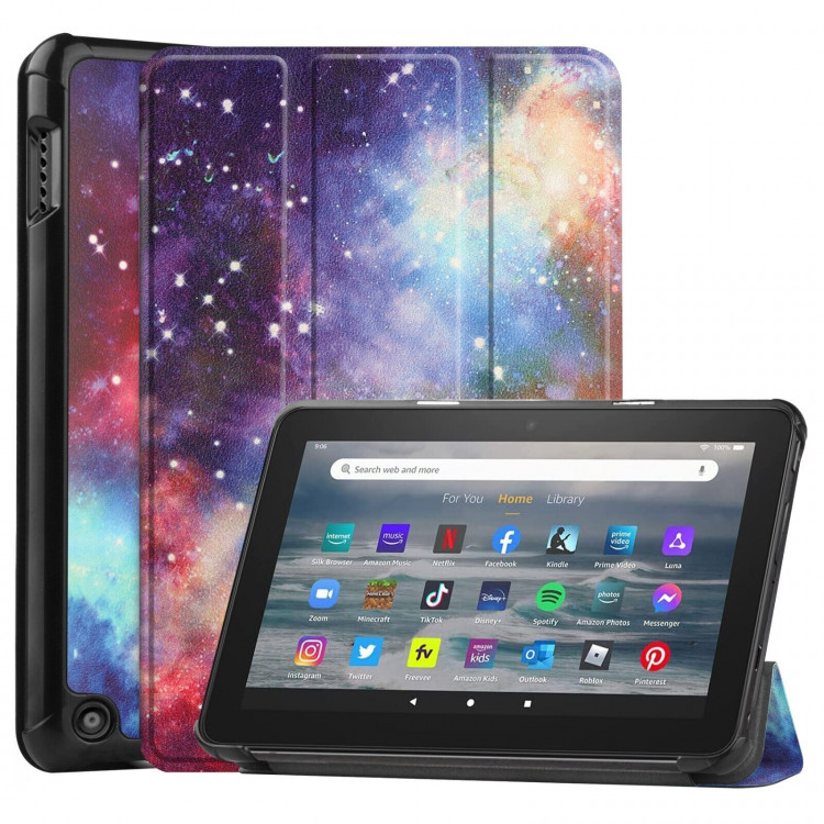 Чехол Smart Case для Amazon Fire 7 (2022) (Milky Way Nebula)