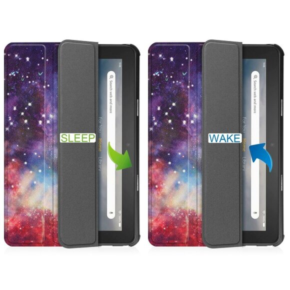Чехол Smart Case для Amazon Fire 7 (2022) (Milky Way Nebula)
