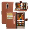 Чехол с визитницей для Huawei Mate 9 Pro (коричневый)