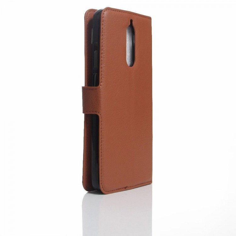 Чехол с визитницей для Huawei Mate 9 Pro (коричневый)