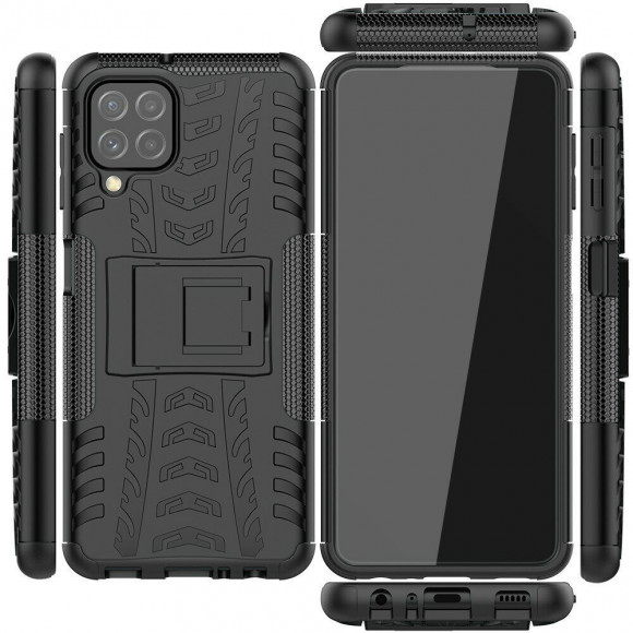 Чехол Hybrid Armor для Samsung Galaxy A22 (черный) Чехол Hybrid Armor для Samsung Galaxy A22 (черный)