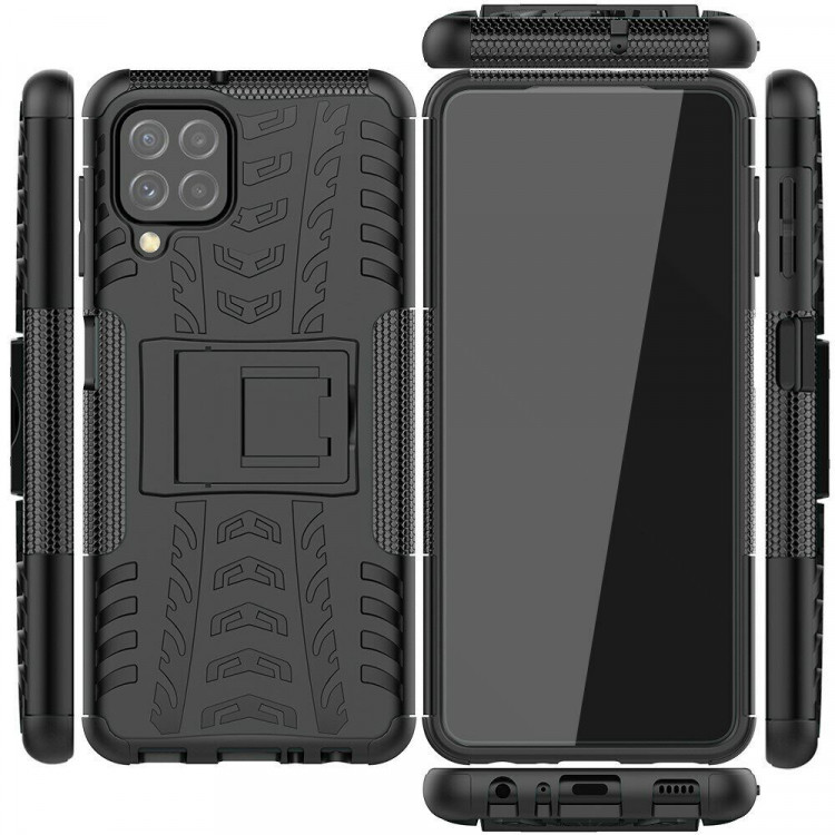 Чехол Hybrid Armor для Samsung Galaxy A22 (черный)