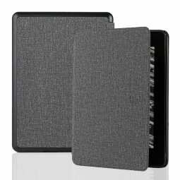 Тканевый чехол для Amazon Kindle Paperwhite 4 (2018-2021) 10th Generation, 6 дюймов (серый)