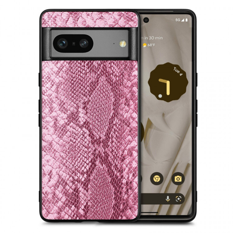 Чехол Snakeskin для Google Pixel 7 (розовый)