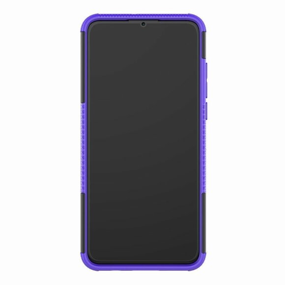 Чехол Hybrid Armor для Huawei P30 Lite / Huawei nova 4e / Honor 20S (MAR-LX1H) (черный + фиолетовый)