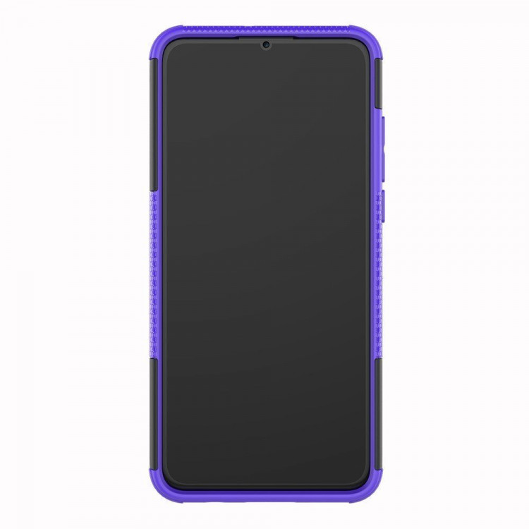 Чехол Hybrid Armor для Huawei P30 Lite / Huawei nova 4e / Honor 20S (MAR-LX1H) (черный + фиолетовый)