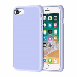 Силиконовый чехол Mobile Shell для iPhone 8 / iPhone 7 / iPhone SE (2020) / iPhone SE (2022) (фиолетовый)
