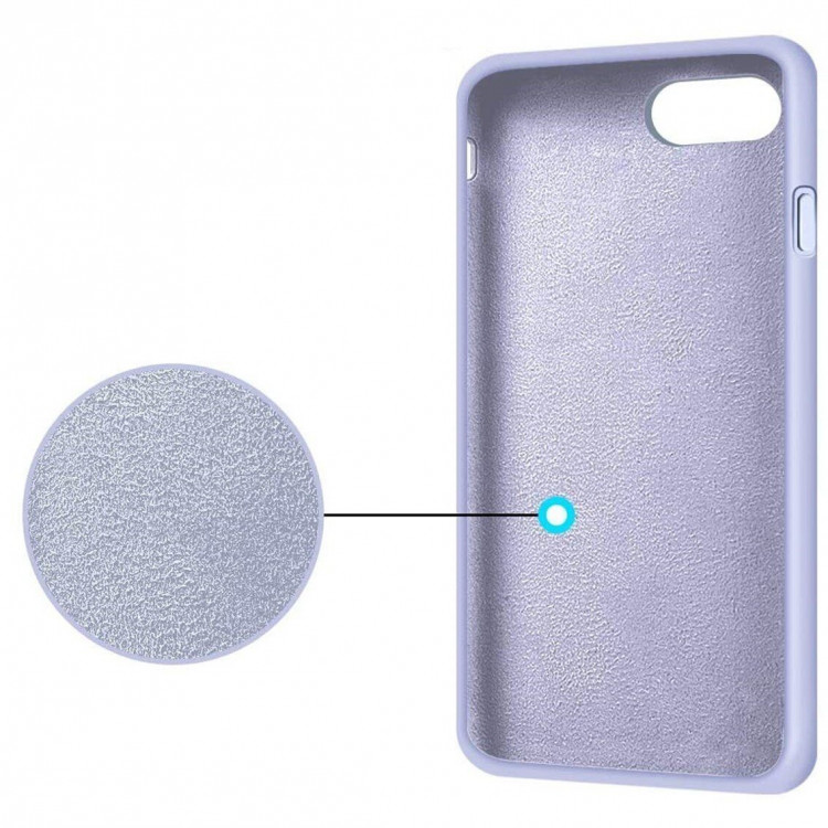 Силиконовый чехол Mobile Shell для iPhone 8 / iPhone 7 / iPhone SE (2020) / iPhone SE (2022) (фиолетовый)