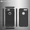 Чехол - накладка Carbon Fibre для iPhone 7 Plus / iPhone 8 Plus (красный)