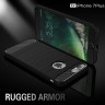 Чехол - накладка Carbon Fibre для iPhone 7 Plus / iPhone 8 Plus (красный)