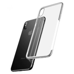 Чехол Baseus Shining Series для iPhone XS Max (серебряный)
