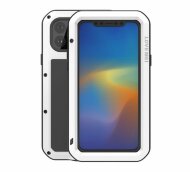 Гибридный чехол LOVE MEI для iPhone 11 Pro (белый)