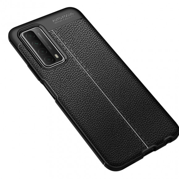 Чехол-накладка Litchi Grain для Huawei P smart 2021 (черный) Чехол-накладка Litchi Grain для Huawei P smart 2021 (черный)