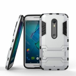 Чехол Duty Armor для Motorola Moto X Style (серебряный)